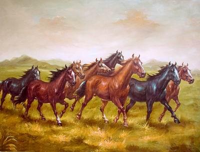 unknow artist Horses 013 oil painting image